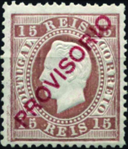 2304.jpg -     Lote:    2304      Lotes pelo Correio      Portugal       Descrição:         1892/93 &mdash; D. Luís I. Sobrecargas "PROVISÓRIO". CE84, 15 reis castanho, sobrecarga c, papel liso, denteado 12 &frac12;. Valor de catálogo &euro; 28,40.        **       Valor Base:     &euro; 6,00     Valor Venda:     &euro; 6,00     