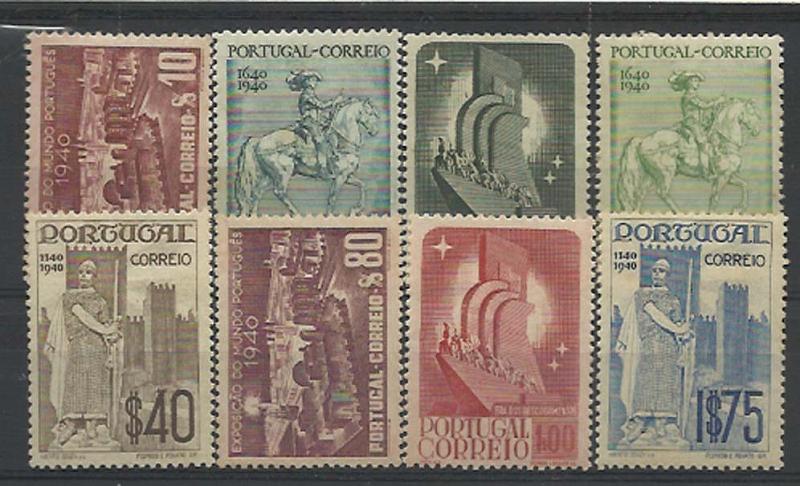 2322.jpg -     Lote:    2322      Lotes pelo Correio      Portugal       Descrição:         1940 &mdash; Centenário da Fundação e Restauração de Portugal. CE591/98. Série completa. Valor de catálogo &euro; 92,00.        ***       Valor Base:     &euro; 15,00     Valor Venda:     &euro; 15,00     