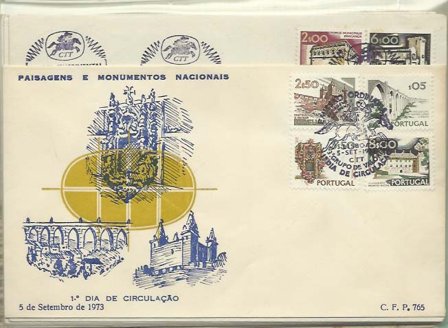 2333.jpg -     Lote:    2333      Lotes pelo Correio      Portugal       Descrição:         1972/1998 &mdash; Paisagens e Monumentos + Instrumentos de Trabalho + Navegadores Portugueses + Profissões e Personagens. Lote de 11 FDC's de emissões base: Paisagens e Monumentos 3.º grupo e emissão fosforescente: Instrumentos do trabalho (3.º grupo + 3.º grupo *arco fechado + 6.º grupo; Navegadores (1.º, 2.º, 3.º, 4.º e 5.º grupos) e Profissões e Personagens (4.º grupo). Valor de catálogo &euro; 172,20.        FDCs       Valor Base:     &euro; 15,00     Valor Venda:     &euro; 15,00     