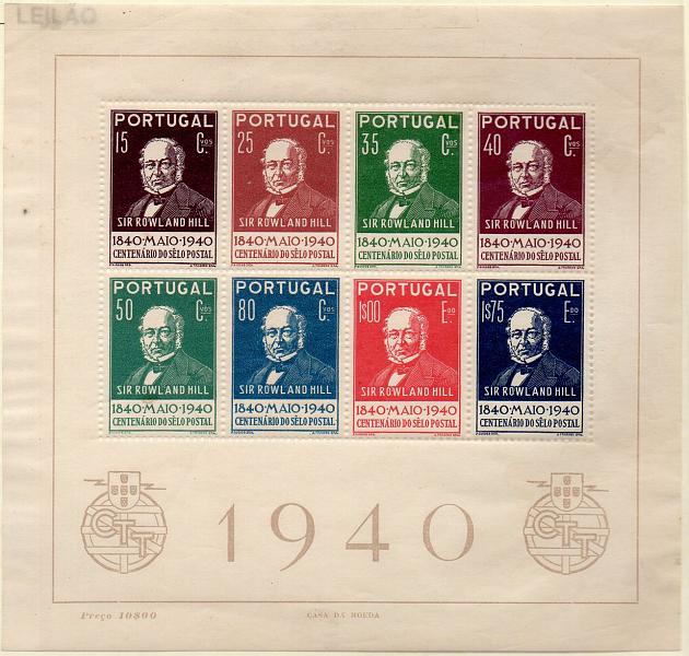 2343.jpg -     Lote:    2343      Lotes pelo Correio      Portugal       Descrição:         1940 &mdash; Centenário do Selo Postal. CE BLC3. Bloco com ligeiras manchas. Valor de catálogo &euro; 143,00.        BLC**       Valor Base:     &euro; 15,00     Valor Venda:     &euro; 15,00     