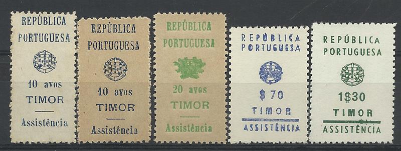 2392.jpg -     Lote:    2392      Lotes pelo Correio      Timor       Descrição:         1948/60 &mdash; Imposto Postal. ASSISTÊNCIA. CE IP 11/12 e 13/14. As duas série completas + CE11 em papel camurça. Valor de catálogo &euro; 17,70.        *       Valor Base:     &euro; 5,00     Valor Venda:     &euro; 15,00     