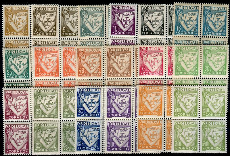 0177.jpg -     Lote:    177      Colecção "Os Lusíadas"             Descrição:         1931 &mdash; Lusíadas. CE513/530. Série completa em quadras. Valor de catálogo &euro; 820,00.        ***       Valor Base:     &euro; 160,00     Valor Venda:     &euro; 260,00     