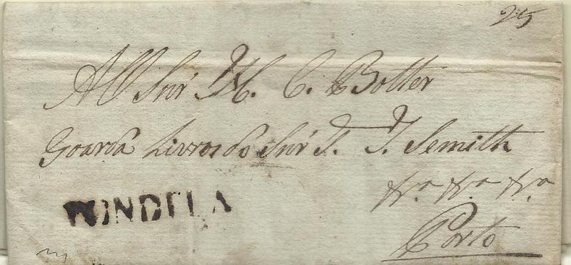 0293.jpg -     Lote:    293            Portugal        Descrição:      Tondela   &mdash; A sépia, GM TND1, em carta datada de Carregal do Sal (18.12.26) para o Porto com o porte manuscrito a sépia de 25 reis. Data anterior à catalogada.        Carta       Valor Base:     &euro; 20,00     Valor Venda:     &euro; 20,00     
