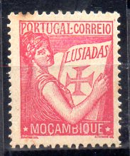 0991.jpg -     Lote:    991            Moçambique       Descrição:         1933 &mdash; Lusíadas. CE282, 85c carmim. Selo sem impressão do valor. Dois pontos de óxido.        ***       Valor Base:     &euro; 6,00     Valor Venda:     &euro; 6,00     