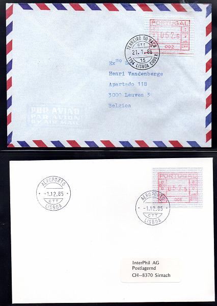 1172.jpg -     Lote:    1172            Portugal       Descrição:         1981/1990 &mdash; Correios e Telecomunicações. Máquina FRAMA. CE ETQ1. Álbum Leuchturm com 75 sobrescritos circulados, FDCs, registos, circulações internacionais, etc. Lote a ver.        Lote       Valor Base:     &euro; 100,00     Valor Venda:     &euro; 100,00     