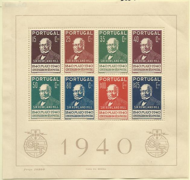 1194.jpg -     Lote:    1194            Portugal       Descrição:         1940 &mdash; Centenário do Selo Postal. CE BLC3. Valor de catálogo &euro; 239,00.        BLC***       Valor Base:     &euro; 40,00     Valor Venda:     &euro; 40,00     