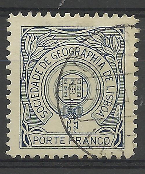 1222.jpg -     Lote:    1222            Portugal       Descrição:         1935/36 &mdash; Porte Franco * Sociedade de Geografia de Lisboa. Emblema da Sociedade, com Cruz de Cristo. CE SGL18, cruz sobre fundo branco. Valor de catálogo &euro; 675,00.        O       Valor Base:     &euro; 60,00     Valor Venda:     &euro; 100,00     