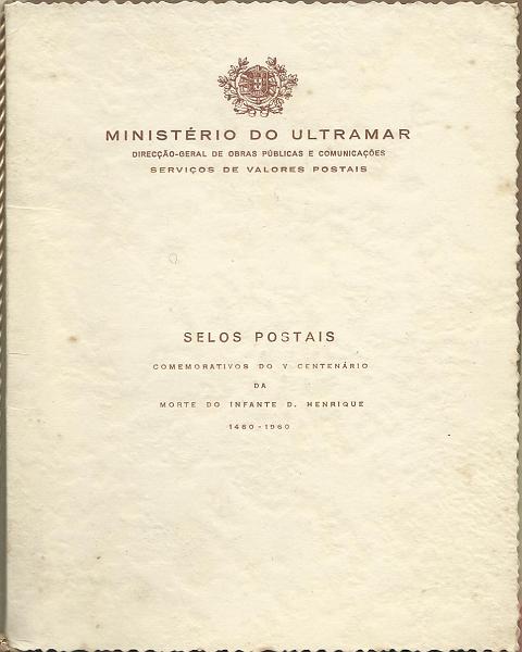 1237.jpg -     Lote:    1237            Ultramar       Descrição:         Ultramar. Séries comuns. 1960/1969 &mdash; 5.º Centenário do Nascimento da Morte do Infante D. Henrique + Centenário do BNU + Centenário do Clube Militar Naval + 5.º Centenário do Nascimento de Vasco da Gama. Lote de 4 cadernetas editadas pelo Ministério do Ultramar.        CRT       Valor Base:     &euro; 10,00     Valor Venda:     &euro; 20,00     