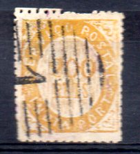 1293.jpg -     Lote:    1293            Índia       Descrição:         1871 &mdash; Nativos * Tipo I. CE5, 200 reis amarelo ocre, papel fino. Valor de catálogo &euro; 850,00.        O       Valor Base:     &euro; 150,00     Valor Venda:     &euro; 320,00     