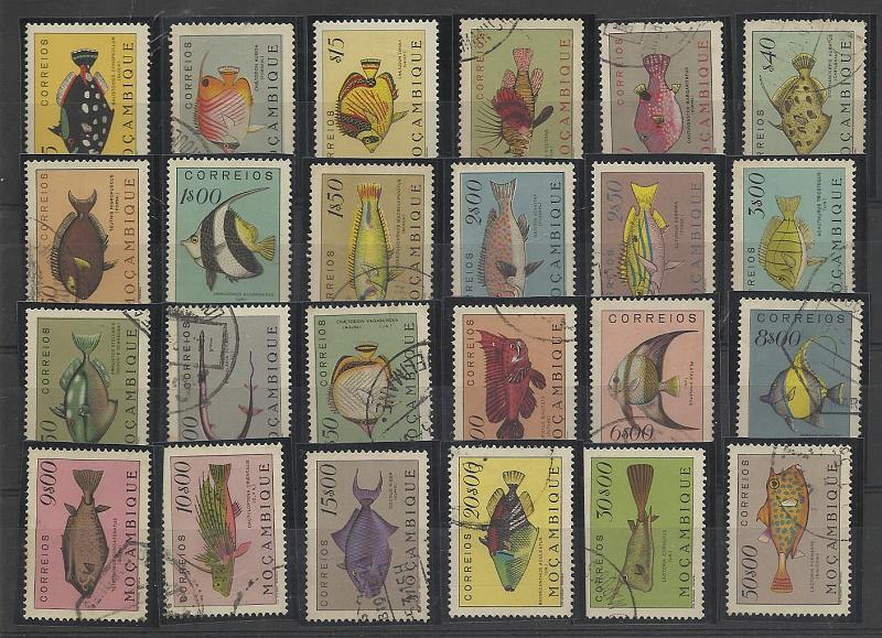 1455.jpg -     Lote:    1455            Moçambique       Descrição:         1951 &mdash; Peixes de Moçambique. CE356/379. Série completa. Valor de catálogo &euro; 62,00.        O       Valor Base:     &euro; 15,00     Valor Venda:     &euro; 15,00     