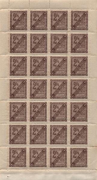 1464.jpg -     Lote:    1464            Lourenço Marques       Descrição:         1893/1901 &mdash; D. Carlos I tipo Diogo Neto + D. Carlos I tipo Mouchon. Lote composto por 13 folhas completas. CE&frac14;, 6/13 e CE37. Folhas com CE1, 9 e 13 com goma original. Valor de catálogo &euro; 1.178,80.        ***/*       Valor Base:     &euro; 80,00     Valor Venda:     &euro; 150,00     