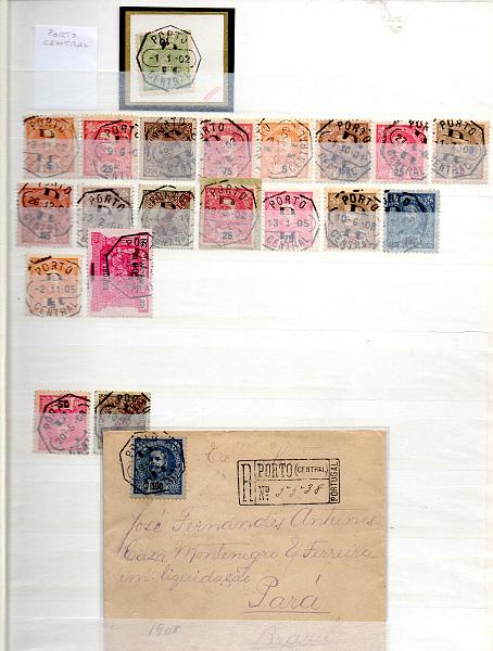 1509.jpg -     Lote:    1509            Portugal       Descrição:      Portugal * Marcofilia do Porto. Marca "PORTO CENTRAL".   Classificador com 16 cartas e inteiros postais e dezenas de selos. Lote a ver.        Lote       Valor Base:     € 200,00     Valor Venda:     Retirado     