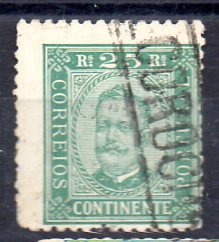 1522.jpg -     Lote:    1522            Portugal       Descrição:         Carimbos nominativos. 1892/93 &mdash; D. Carlos I tipo Diogo Neto. CE70, 25 reis verde, obliterado com carimbo batido a preto "ALCOROCHEL".        O       Valor Base:     &euro; 15,00     Valor Venda:     &euro; 26,00     