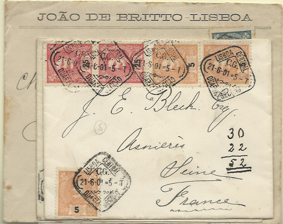 1934.jpg -     Lote:    1934      Lotes pelo Correio       Portugal       Descrição:         1895/1905 &mdash; D. Carlos I, tipo Mouchon. Lote de 3 sobrescritos circulados com selos das duas emissões. Lote a ver.        Lote       Valor Base:     &euro; 10,00     Valor Venda:     &euro; 11,00     