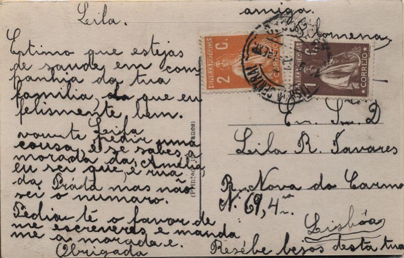 1942.jpg -     Lote:    1942      Lotes pelo Correio       Portugal       Descrição:         1912/20 &mdash; Ceres. Lote com 6 postais ilustrados circulados com selos Ceres de diversas emissões e valores. Lote a ver.        Lote       Valor Base:     &euro; 6,00     Valor Venda:     &euro; 6,00     