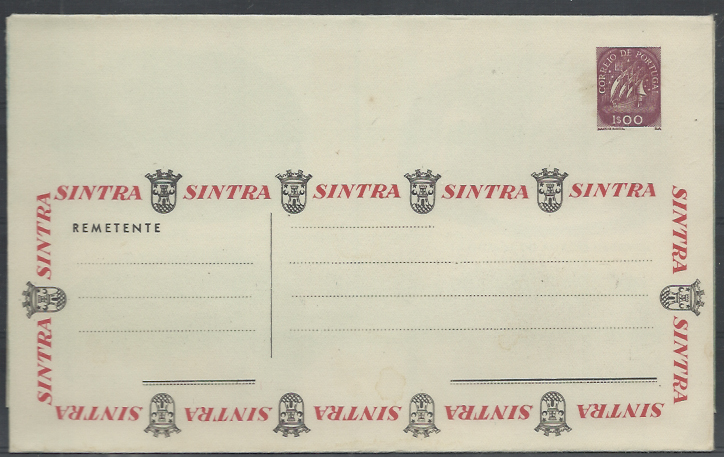 2020.jpg -     Lote:    2020      Lotes pelo Correio       Portugal       Descrição:         1956 &mdash; Carta Universal. Selo tipo Caravela. OM4, 1$00 violeta vermelho. Série B1 (Maio de 1956. Nova.        IN       Valor Base:     &euro; 10,00     Valor Venda:     &euro; 12,00     