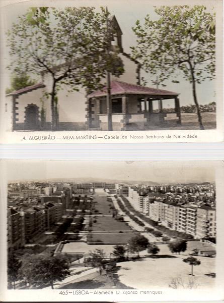 2142.jpg -     Lote:    2142      Lotes pelo Correio              Descrição:      Portugal.   Lote com 7 postais ilustrados, dos quais 6 fotográficos, incluindo Algueirão, Coimbra, Figueira da Foz, Lisboa e S. Martinho do Porto. Lote a ver.        Lote       Valor Base:     &euro; 8,00     Valor Venda:     Retirado     