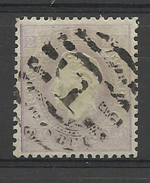 2328.jpg -     Lote:    2328      Lotes pelo Correio       Portugal       Descrição:         1870/76 &mdash; D. Luís I. Fita direita. CE46, 240 reis lilás, denteado 12 &frac12;, papel liso. Valor de catálogo &euro; 1.830,00. MB.        O       Valor Base:     &euro; 100,00     Valor Venda:     Retirado     
