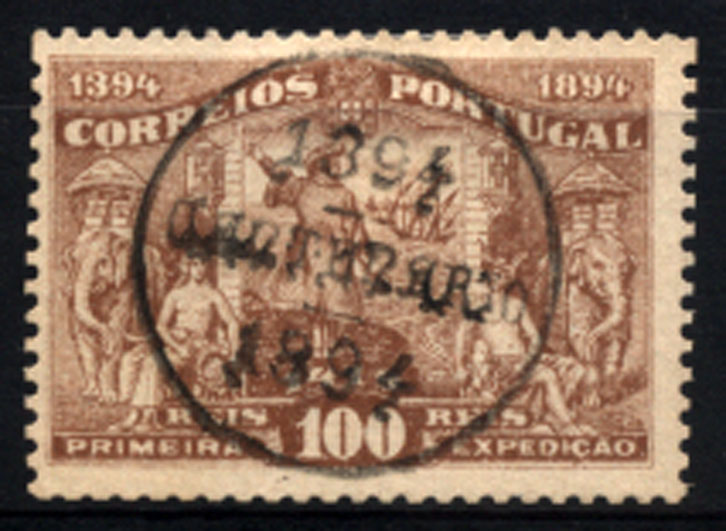 2355.jpg -     Lote:    2355      Lotes pelo Correio       Portugal       Descrição:         1894 &mdash; V Centenário do Nascimento do Infante D. Henrique. CE106, 100 reis. Valor de catálogo &euro; 17,70.        O       Valor Base:     &euro; 4,00     Valor Venda:     &euro; 4,00     