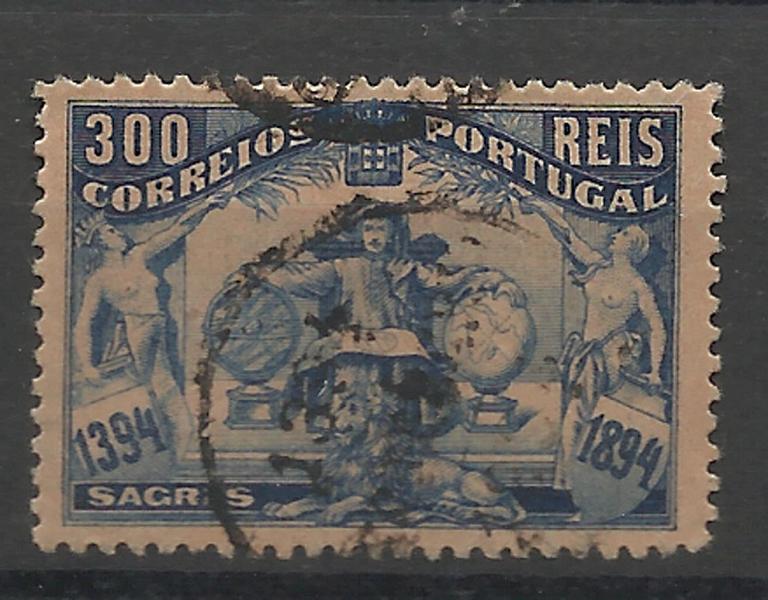 2356.jpg -     Lote:    2356      Lotes pelo Correio       Portugal       Descrição:         1894 &mdash; 5.º Centenário do Nascimento do Infante D. Henrique. CE108, 300 reis azul s/ laranja. Valor de catálogo &euro; 69,40.        O       Valor Base:     &euro; 8,00     Valor Venda:     &euro; 8,00     