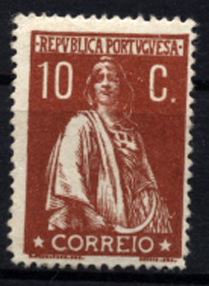 2372.jpg -     Lote:    2372      Lotes pelo Correio       Portugal       Descrição:         1912 &mdash; Ceres. CE215, 10c tijolo claro, denteado 15x14, papel porcelana. Valor de catálogo &euro; 251,00        **       Valor Base:     &euro; 25,00     Valor Venda:     &euro; 25,00     