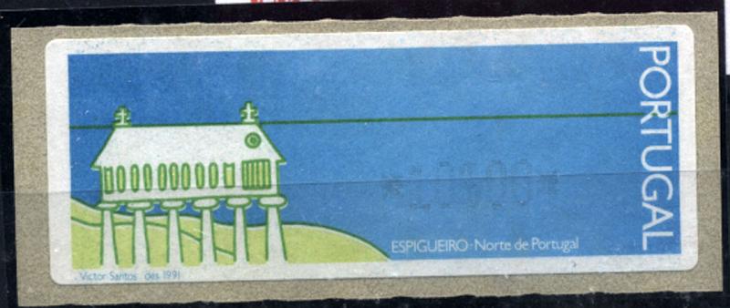 2434.jpg -     Lote:    2434      Lotes pelo Correio       Portugal       Descrição:         1991 &mdash; Espigueiro &mdash; Norte de Portugal. Máquina CROUZET. CE ETQ3. *10$00*. Papel A. Impressão albina + duas etiquetas com valores de 1$00 e 2$00 em papel A. + 1995 &mdash; Brinquedos Populares * Galinhas. ETQ10. Tira de 3 etiquetas com legenda de teste da máquina "TEST IMPRIMANTE" + 1999 &mdash; O Amolador. CE ETQ18. Etiqueta com legenda CORREIO AZUL impressa a preto e sem impressão da taxa.        Lote       Valor Base:     &euro; 15,00     Valor Venda:     Retirado     