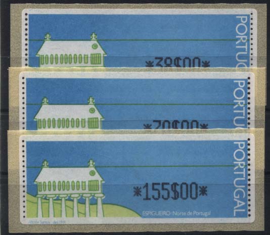 2435.jpg -     Lote:    2435      Lotes pelo Correio       Portugal       Descrição:         1992 &mdash; Espigueiro &mdash; Norte de Portugal. Máquina CROUZET. CE ETQ4. Série completa para o correio ordinário. Valor de catálogo &euro; 150,00.        ETQ       Valor Base:     &euro; 10,00     Valor Venda:     Retirado     