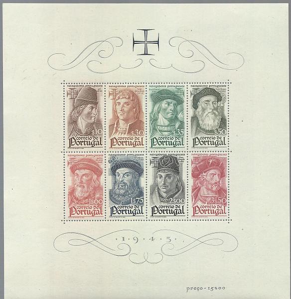 2440.jpg -     Lote:    2440      Lotes pelo Correio       Portugal       Descrição:         1947 &mdash; Navegadores portugueses. CE BLC7. Valor de catálogo &euro; 97,30.        BLC***       Valor Base:     &euro; 15,00     Valor Venda:     &euro; 22,00     