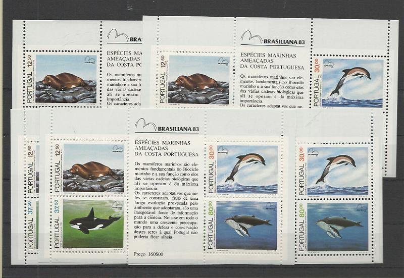 2449.jpg -     Lote:    2449      Lotes pelo Correio       Portugal       Descrição:         1983 &mdash; Espécies Marinhas. CE BLC59. Lote de 5 blocos. Valor de catálogo &euro; 107,50.        BLC***       Valor Base:     &euro; 5,00     Valor Venda:     &euro; 5,00     