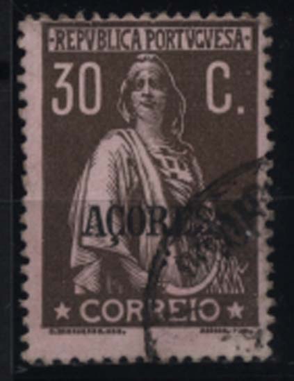 2466.jpg -     Lote:    2466      Lotes pelo Correio       Açores       Descrição:         1912/13 &mdash; Ceres. CE161, 30C, castanho s/ rosa. Usado. Valor de catálogo &euro; 75,00.        O       Valor Base:     &euro; 12,00     Valor Venda:     &euro; 12,00     