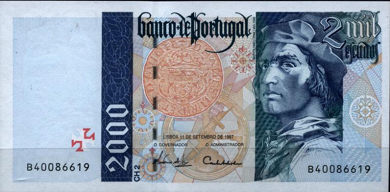 2875.jpg -     Lote:    2875      Lotes pelo Correio              Descrição:         1997 &mdash; Bartolomeu Dias. 2.000$00, chapa 2. 11.09.1997. Nova.        NT       Valor Base:     &euro; 12,00     Valor Venda:     Retirado     