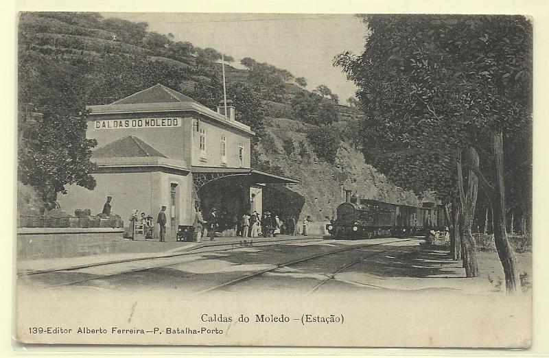 0565.jpg -     Lote:    565                   Descrição:         Caldas do Moledo - /Estação). Editado por Alberto Ferreira. Novo.        PI       Valor Base:     € 10,00     Valor Venda:     € 10,00       