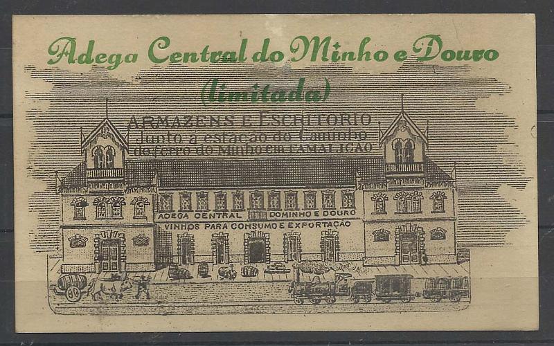 0579.jpg -     Lote:    579                   Descrição:         Publicitários. Adega Central do Minho e Douro (limitada). MB e R. Novo.        PI       Valor Base:     € 10,00     Valor Venda:     Retirado     