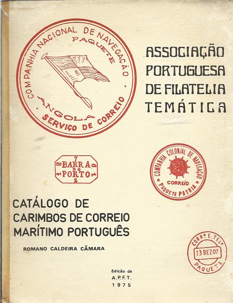 1502.jpg -     Lote:    1502                   Descrição:         Catálogo de carimbos de Correio Marítimo Português de Romano Caldeira Pereira. A.P.F.T., 1975.        Livro       Valor Base:     € 15,00     Valor Venda:     € 16,00       