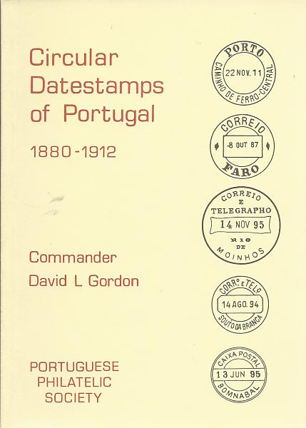 1514.jpg -     Lote:    1514                   Descrição:         Circular Datestamps of Portugal (1880-1912), de David Gordon. P.P.S., 1987.        Livro       Valor Base:     € 40,00     Valor Venda:     € 50,00       