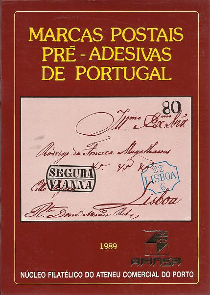 1517.jpg -     Lote:    1517                   Descrição:         Marcas Postais Pré-Adesivas de Portugal. A. Guedes de Magalhães e A. Sousa. NFACP 1989.        Livro       Valor Base:     € 10,00     Valor Venda:     Retirado     