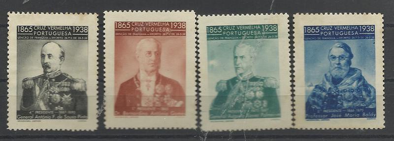 0708.jpg -     Lote:    708            Vinhetas       Descrição:         Vinhetas. Cruz Vermelha Portuguesa. Série Presidentes. Série completa sem goma.         *       Valor Base:     &euro; 3,00     Valor Venda:     &euro;      