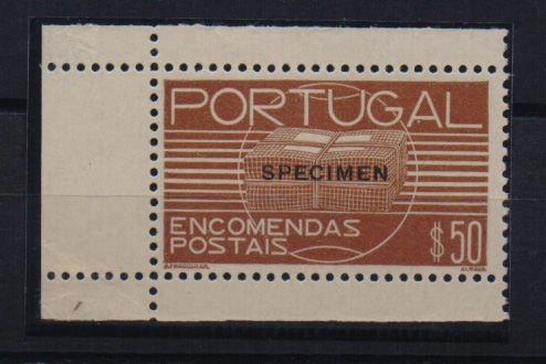 0726.jpg -     Lote:    726            Portugal       Descrição:         1936 &mdash; Encomendas Postais. Encomendas Postais. CE EP18, $50. Prova em castanho-amarelo, denteada, com sobrecarga S*ECIMEN a preto.         PRV       Valor Base:     &euro; 10,00     Valor Venda:     &euro; 10,00       