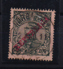 1016.jpg -     Lote:    1016            Portugal       Descrição:         Carimbos circulares datados, tipo 1880. 1910 &mdash; D. Manuel II, com sobrecarga REPUBLICA. CE180, 200 reis, obliterado com carimbo batido a preto de "COGULA".         O       Valor Base:     &euro; 12,00     Valor Venda:     &euro; 18,00       