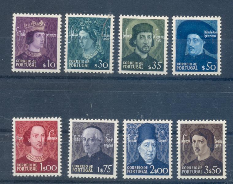 1329.jpg -     Lote:    1329            Portugal       Descrição:         1949 &mdash; Avis. Série completa, 8 valores. CE705/712. Valor de catálogo&euro; 223,00.         ***       Valor Base:     &euro; 20,00     Valor Venda:     &euro; 25,00       