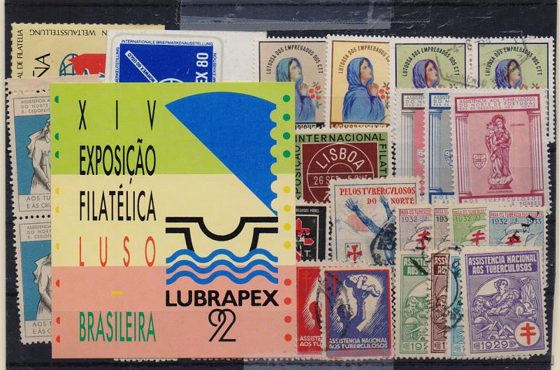 1980.jpg -     Lote:    1980      Lotes pelo Correio              Descrição:         Vinhetas. Diversos. Lote com 34 vinhetas temáticas (Assistência, Religião, Exposições Filatélicas, etc..). Lote a ver.         Lote       Valor Base:     &euro; 4,00     Valor Venda:     Retirado     