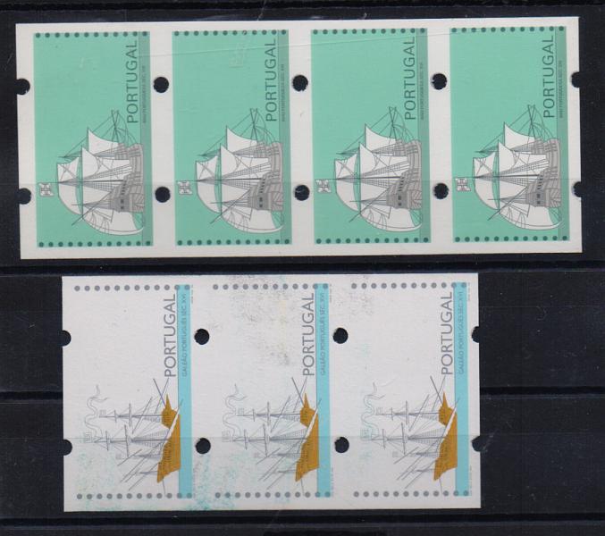 2052.jpg -     Lote:    2052      Lotes pelo Correio              Descrição:         1992/95 &mdash; Nau Portuguesa + Galeão Português. Lote composto por tira de 4 CE ETQ7 e tira de 3 etiquetas CE ETQ9a.         PRV       Valor Base:     &euro; 7,00     Valor Venda:     Retirado     