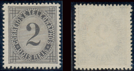 2131.jpg -     Lote:    2131      Lotes pelo Correio       Portugal       Descrição:         1884 &mdash; Taxa de telegramas. 2 r papel liso médio. CE59. Denteado 12 &frac12;. Valor de catálogo 60,00        ***       Valor Base:     &euro; 5,00     Valor Venda:     &euro; 7,00       