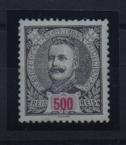 2154.jpg -     Lote:    2154      Lotes pelo Correio       Portugal       Descrição:         1895/96 &mdash; D. Carlos I Mouchon. CE139, 500 reis, denteado 12 &frac12;. Selo regomado.         RG***       Valor Base:     &euro; 20,00     Valor Venda:     &euro; 28,00       