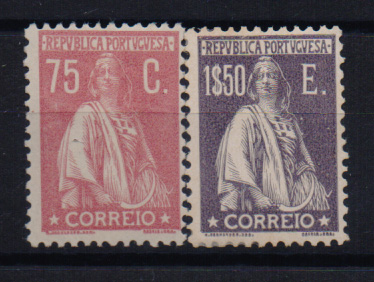 2209.jpg -     Lote:    2209      Lotes pelo Correio       Portugal       Descrição:         1923 &mdash; Ceres. CE257 e 259, 75C e 1$50. Valor de catálogo &euro; 90,20.         ***       Valor Base:     &euro; 12,00     Valor Venda:     &euro; 18,00       