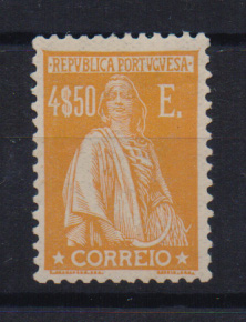 2223.jpg -     Lote:    2223      Lotes pelo Correio       Portugal       Descrição:         1926 &mdash; Ceres. Emissão Londres. CE417, 4$50 amarelo. Valor de catálogo &euro; 9,75.         **       Valor Base:     &euro; 3,00     Valor Venda:     &euro; 12,00       