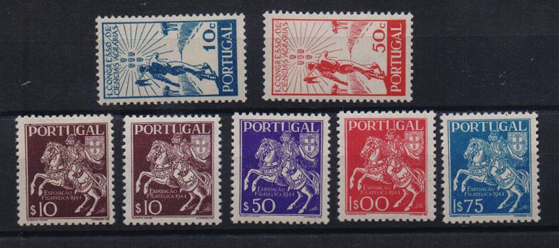 2268.jpg -     Lote:    2268      Lotes pelo Correio       Portugal       Descrição:         1943/44 &mdash; Congresso Ciências Agrárias + 3.ª Exposição Filatélica Portuguesa. CE634/639. Duas séries completas. Valor de catálogo &euro; 25,55.         ***       Valor Base:     &euro; 3,00     Valor Venda:     &euro; 6,00       