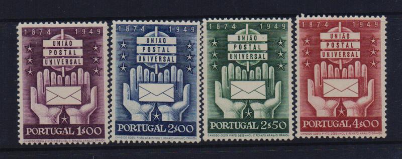 2283.jpg -     Lote:    2283      Lotes pelo Correio       Portugal       Descrição:         1949 &mdash; 75.º Aniversário da UPU. CE715/18. Série completa. Valor de catálogo &euro; 47,00.         ***       Valor Base:     &euro; 5,00     Valor Venda:     &euro; 8,00       