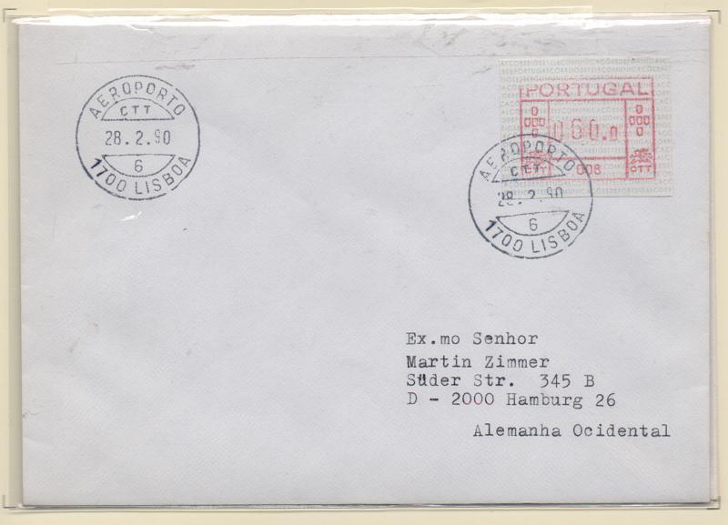 2353.jpg -     Lote:    2353      Lotes pelo Correio       Portugal       Descrição:         1981 &mdash; Correios e Telecomunicações. CE ETQ1. Dois sobrescritos circulados: um com etiqueta de 60$00 da maquina 008 e outro com etiqueta de 27$00 da máquina 006.         Carta       Valor Base:     &euro; 10,00     Valor Venda:     Retirado     