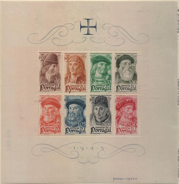 2458.jpg -     Lote:    2458      Lotes pelo Correio       Portugal       Descrição:         1945 &mdash; Navegadores Portugueses. CEBLC7. Valor de catálogo &euro; 100,00.         BLC***       Valor Base:     &euro; 10,00     Valor Venda:     &euro; 10,00       